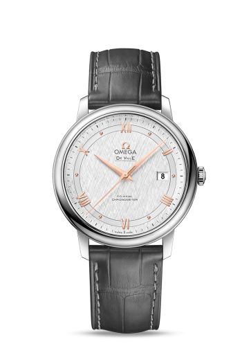 Omega De Ville Prestige Co-Axial 39.5 Stainless Steel / Vintage Silk Silver